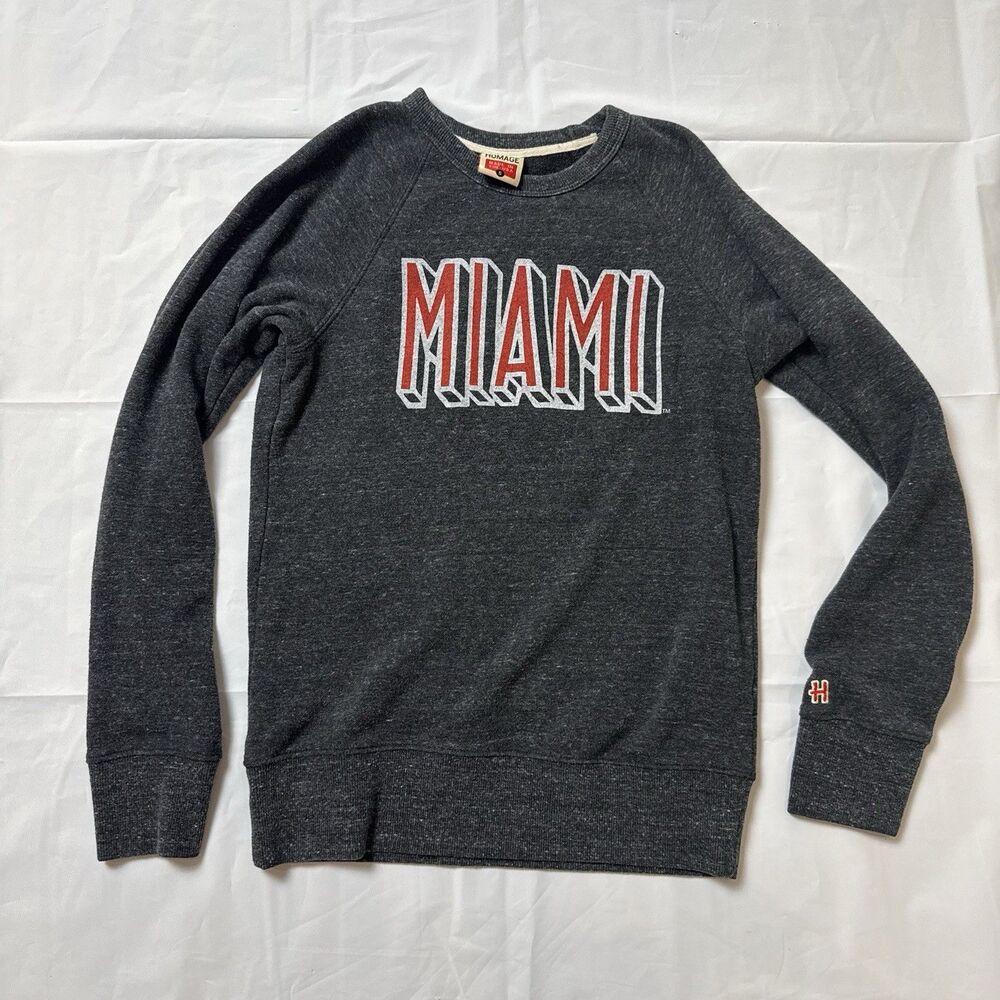 Homage Miami State University Crewneck Sweatshirt Adult Small